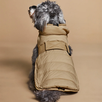 Vêtements pour animaux de compagnie personnalisés, veste matelassée pour chien réglable, coton, imperméable, manteau pour chien 2 en 1, trench classique
