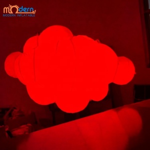 Grandes nuages gonflables géants avec éclairage publicitaire LED pour la décoration de scène d'événements, ballons suspendus, lumière nuageuse - Product Image 3