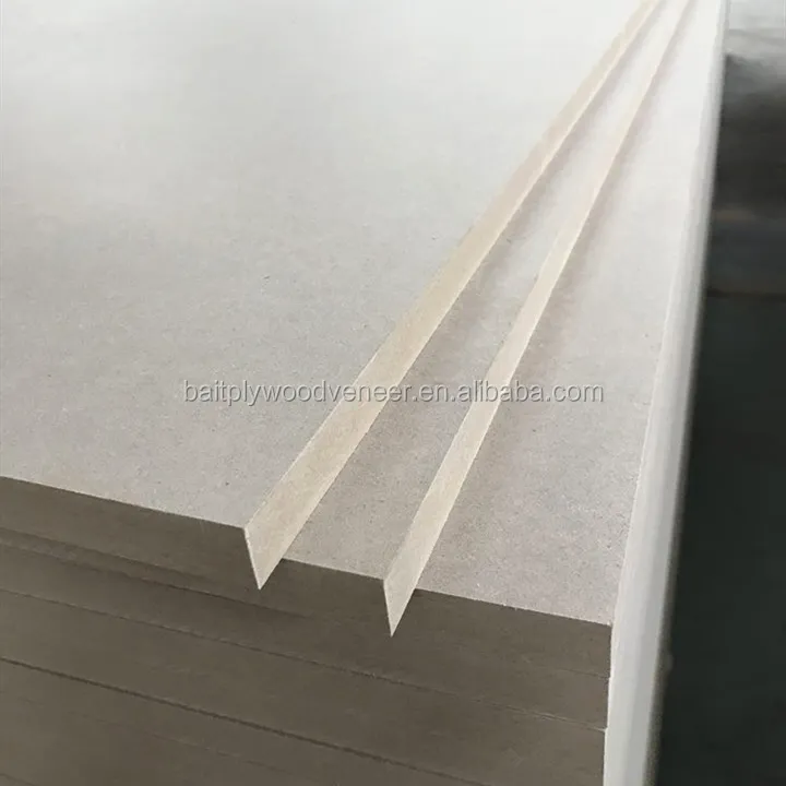 Panel Mdf Polos Mentah Lembar Mdf 1220*2440Mm Tahan Air 1/2 Papan Kayu Lapis OSB 4x8