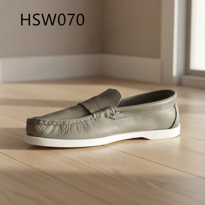 ZYF, <span class=keywords><strong>Scarpe</strong></span> da <span class=keywords><strong>Barca</strong></span> in Pelle Goffrata di Alta Qualità per Eventi Sociali, Stile Mascherato, Suola Antistress, Colore Verde, HSW070 - Product Image 1