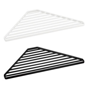 Modern Eco-Friendly Kitchen Bathroom Sink Corner Drain Rack with Cup Holder and Sponge Rack for Hotel Use - Product Image 4