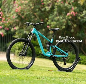 จักรยานเสือภูเขาแบบโช้คเต็มระบบ ล้อแม็กซ์อัล โช้คหน้าลม DNM โช้คหลังลม M6100-12S ดิสก์เบรกไฮดรอลิก 4 ลูกสูบ ยาง MAXXIS ระดับมืออาชีพ - Product Image 6