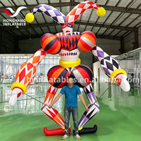 Ballon Gonflable Coloré Clown Carnaval Durable pour Décoration de Fête, Amélioration de l'Ambiance et Affichage Promotionnel