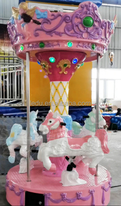 Remolque <span class=keywords><strong>de</strong></span> parque temático <span class=keywords><strong>de</strong></span> atracciones montado 3 asientos niños mini carrusel <span class=keywords><strong>paseo</strong></span> a caballo a la venta - Product Image 2