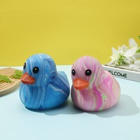 Nouveau Jouet Squishy Canard en TPR de Dessin Animé à Rebond Lent Anti-Stress et Décompression pour Garçons et Filles de 2 à 14 Ans
