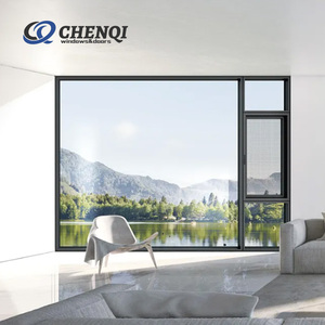 Fenêtres à battants en aluminium noir, <span class=keywords><strong>double</strong></span> <span class=keywords><strong>vitrage</strong></span>, norme australienne, <span class=keywords><strong>prix</strong></span> - Product Image 1