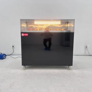 Vitrina Refrigerada Comercial de Vidrio Abierta de un Solo Nivel para Exhibición de Pasteles Enteros en Panaderías Modernas de Alta Gama - Product Image 4
