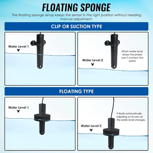 Nouvel arrivage Moniteur de qualité de l'eau WiFi 7 en 1, testeur d'eau, compteur multi-paramètres pour aquarium d'eau douce et d'eau salée (OEM) - Product Image 6