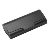 Étui à lunettes portable en plastique rigide ultra-léger BOX10, givré semi-transparent pour lunettes de lecture ; Étui simple à rabat de couleur unie