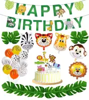 Pacote de aniversário infantil, balões de decoração de festa de aniversário