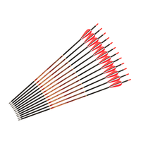 Axe de flèche en carbone pur pour tir à l'arc, flèche de 4.2mm, aubes en tpu, flèche recourbée