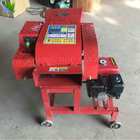 Moteur diesel Ensilage Chaff Cutter Machine Agriculture Manuel Électrique Essence Ensilage Maïs Paille Herbe Chaff Cutter Machine Prix
