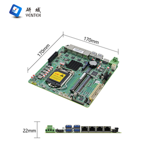 Placa Base Integrada LGA1151, Procesador I3 I5 I7, 4 LAN, 2 COM, HD LVDS, Pantalla 4K, Win7 10 11 Linux, Mini ITX - Product Image 3