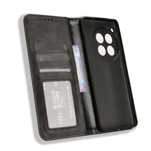 Retro lật Ví da trường hợp bìa cho <span class=keywords><strong>Oneplus</strong></span> 12R 5g/<span class=keywords><strong>Oneplus</strong></span> Ace <span class=keywords><strong>3</strong></span> 5g - Product Image 3