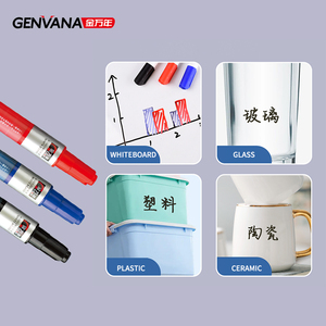 Marqueurs effaçables à <span class=keywords><strong>sec</strong></span> GENVANA en gros, faible odeur, encre liquide grande capacité, pointe en fibre de 3,0 mm - Product Image 5