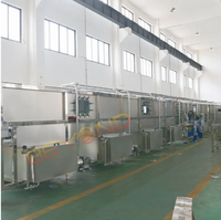Machine de pasteurisation automatique par pulvérisation en tunnel de refroidissement pour bouteilles PET, 3000 BPH 12000 BPH, pour bouteilles de 250 ml et 2 L