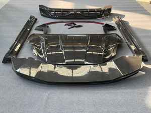 Accessoires de voiture Ensemble complet de jupe latérale Lèvres avant arrière Spoiler de pare-chocs <span class=keywords><strong>Kit</strong></span> de carrosserie en fibre de carbone pour ZEEKR 001 - Product Image 3