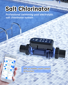 Stepon Fabricant OEM ODM Filtres de <span class=keywords><strong>piscine</strong></span> Accessoires Système de chlorure Électrolyseur de <span class=keywords><strong>piscine</strong></span> Chlore de <span class=keywords><strong>piscine</strong></span> WiFi APP Chlorinateur de <span class=keywords><strong>sel</strong></span> - Product Image 2