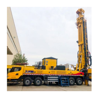 Camion-monté 3000m puits profond compresseur d'air pneumatique plate-forme forage eau sel puits perceuse pompe moteur roulement pour Mine