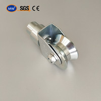 Roue de porte en acier au carbone de bonne qualité, diamètre 60 mm, pour porte coulissante, roulement de rail, marque OEM MW
