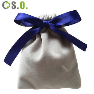 Luxury Velvet Bracelet <b>Bag</b> Custom Logo High Quality Packing <b>Jewelry</b> Gift Velvet Pouch - Product Image 3