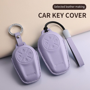 Funda de Cuero PU para Llaves de Coche, Cobertura Total, Compatible con Exeed Sterra ET y ES, Llavero de Alta Calidad para Hombre y Mujer - Product Image 4