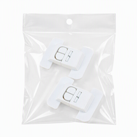 Lot de 2 verrous de réfrigérateur pour enfants, faciles à installer et à utiliser, verrous de porte de congélateur en plastique, sécurité enfant, sans outils ni perçage requis