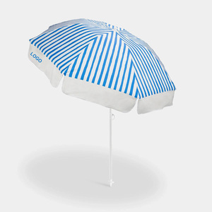 <span class=keywords><strong>Parasol</strong></span> <span class=keywords><strong>de</strong></span> plage portable personnalisé <span class=keywords><strong>de</strong></span> 1,7 m avec poteau en aluminium inclinable, protection UV 50+, pliable en deux, avec sac <span class=keywords><strong>de</strong></span> transport et ancre <span class=keywords><strong>de</strong></span> sable - Product Image 2
