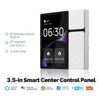 Panneau de commande central intelligent WiFi 3,5 pouces, interrupteurs muraux Tuya Zigbee, automatisation domestique, écran LCD, télécommande IR G781