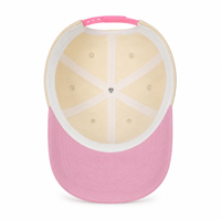 Casquette de baseball unisexe en coton délavé avec logo personnalisé bicolore, broderie 3D en relief et visière incurvée, idéale pour femme et usage quotidien en extérieur