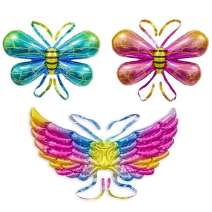Globo inflable de alas montadas en la espalda al por mayor, globo luminoso de <span class=keywords><strong>mariposa</strong></span> y cohete, accesorio para fiestas infantiles, juguete para actuaciones en escenario - Product Image 3