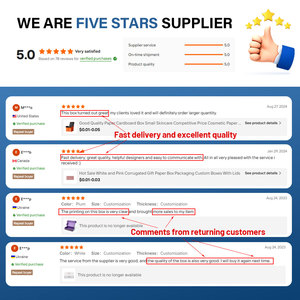 Caja de Cartón Corrugado para Envíos de Ropa con Logotipo Personalizado de Diseño Libre <span class=keywords><strong>Azul</strong></span> Premium - Product Image 5