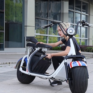 Scooter électrique Citycoco Chopper à deux roues, 1000w/2000w/3000w/4000w, 60v, haute vitesse 25-60km/h, pneus larges - Product Image 3