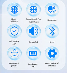 Localisateur Android <span class=keywords><strong>Google</strong></span> Find My, dispositif anti-perte intelligent, positionnement à distance, traceur d'objets - Product Image 6