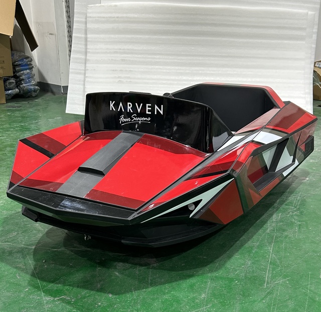 2025 Electric Water Jet Boat Fashionable Jet Ski Go-Kart New Inflatable E-Boat for Wave Surfing Water Amusement Facilities