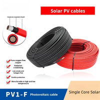 Câble solaire photovoltaïque CPR B2CA/CCA/DCA/ECA en cuivre étamé rouge et noir XLPE DC 4mm² 6mm² 10mm² IP67 Garantie 25 ans