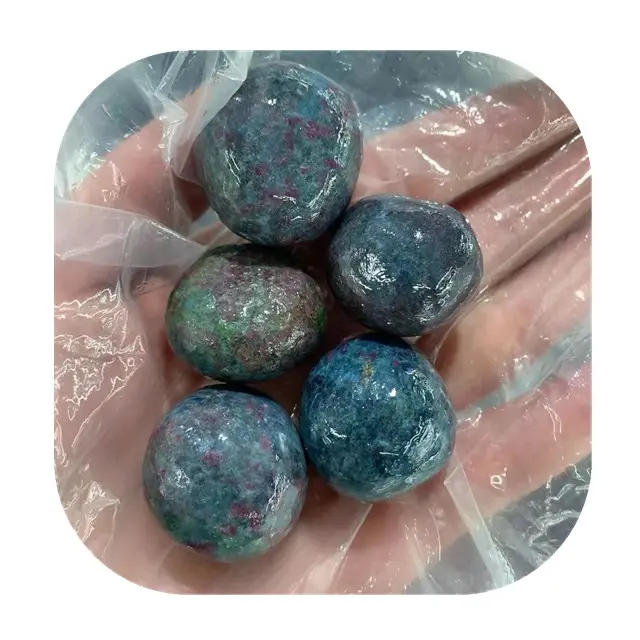 Высококачественные натуральные кристаллы, целебные камни, оптовая продажа, 20-30 мм, рубиновые кианитовые камни для подарка