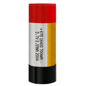 공장 도매 16400 3.7V 700mAh 원통형 소프트 팩 폴리머 충전식 리튬 배터리 소비자 전자 제품