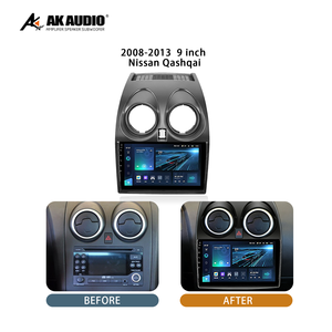 Lecteur DVD de voiture 9 pouces pour <span class=keywords><strong>Nissan</strong></span> <span class=keywords><strong>Qashqai</strong></span> 2008-2013, cadre de panneau, autoradio Android, kit de tableau de bord, plastique ABS - Product Image 6