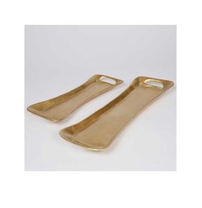 Bandeja redonda profunda de tamaño personalizado de metal de grado alimenticio con diseño de diamante para servir alimentos y bebidas hecho en La India - Product Image 2