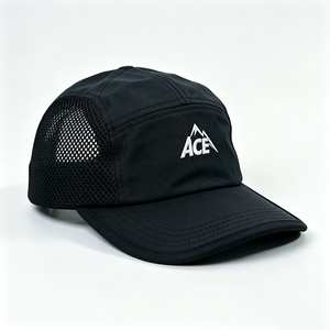 Gorra de Lona de 5 Paneles de Secado Rápido Unisex para Hombre, Gorra de Campamento Personalizada con Bordado ACE Mountain, Ligera, Transpirable, para Correr y Hacer Senderismo al Aire Libre - Product Image 4