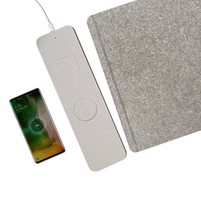 Tấm lót bàn làm việc sạc không dây nhanh 15W, chất liệu da, có thể tháo rời, nam châm mạnh, dành cho văn phòng và chơi game, đạt chứng nhận CE. - Product Image 4