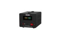 Stabilisateur de tension AC monophasé/triphasé STABA Super Slim Mount Relay Type avec double affichage numérique