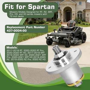 แกนหมุนเครื่องตัดหญ้า รุ่นมาตรฐาน ใหม่ สำหรับ Spartan RT <span class=keywords><strong>RZ</strong></span> SRT <span class=keywords><strong>Pro</strong></span> HD XD ขนาด 72 นิ้ว 437-0004-00 - Product Image 4