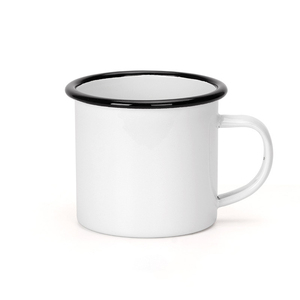 Tazas de esmalte de leche personalizadas para oficina en casa, regalo personalizado, taza de té de viaje, tazas de Metal para café, té y campamento, taza de esmalte por sublimación - Product Image 1