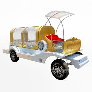Carroza Fúnebre Eléctrica Creativa Estilo Vintage, Carroza Fúnebre Eléctrica con Diseño de Carruaje de Caballos en Venta, Carroza Fúnebre para Ataúdes - Product Image 1