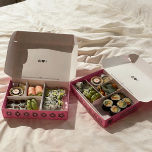 Disposable Paper <b>Box</b> Customizable Eco-friendly Food Grade Sushi <b>Box</b> Takeaway - Product Image 1
