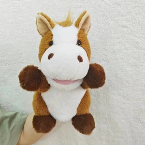 Ensemble de marionnettes à main pour enfants 6 pièces avec bouche de travail, jouet en peluche pour tout-petits <span class=keywords><strong>Ifor</strong></span> Show Theatre, cadeaux d'anniversaire, panier de Pâques - Product Image 3