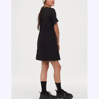 T-shirt long décontracté d'été en coton écologique respirant, design coréen, coupe classique, pour femmes