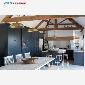 Fabricants chinois, prix d'usine, Designs modernes complets, Pvc/laque, meubles d'île de cuisine, Shaker, ensemble d'armoires de cuisine - Product Image 3